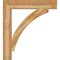 Ekena Millwork Thorton Block Rough Sawn Bracket, Western Red Cedar, 6"W x 38"D x 42"H BKT06X38X42THR05RWR - alternate 2